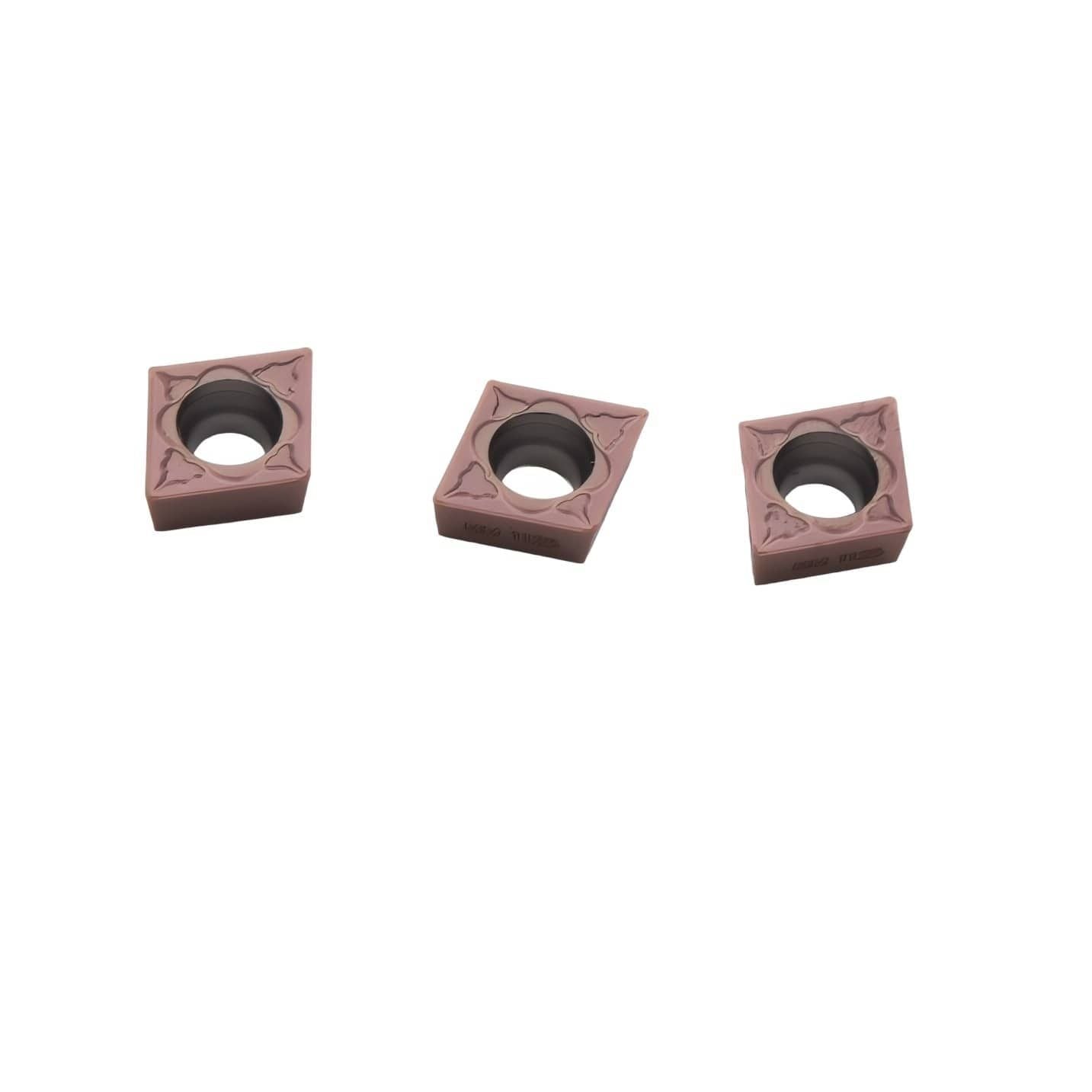 10pc Sandvik Coromant CCMT 09 T3 04-MM 1125 Turning Insert (Suitable for Stainless Steel, Medium Chipbreaker) - Twin Eagle Imports