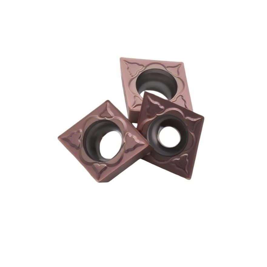 10pc Sandvik Coromant CCMT 09 T3 04-MM 1125 Turning Insert (Suitable for Stainless Steel, Medium Chipbreaker) - Twin Eagle Imports