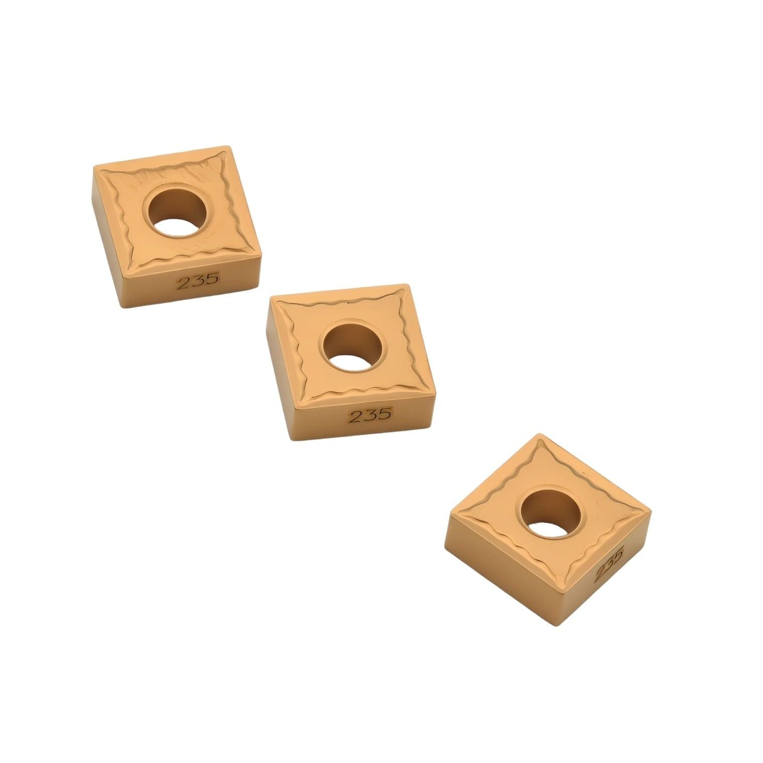 10pc Sandvik Coromant SNMG 12 04 04-QM 235 Turning Insert (Suitable for Steel & Stainless Steel, Medium Chipbreaker) - Twin Eagle Imports