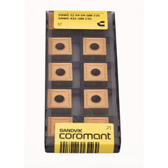 10pc Sandvik Coromant SNMG 12 04 04-QM 235 Turning Insert (Suitable for Steel & Stainless Steel, Medium Chipbreaker) - Twin Eagle Imports
