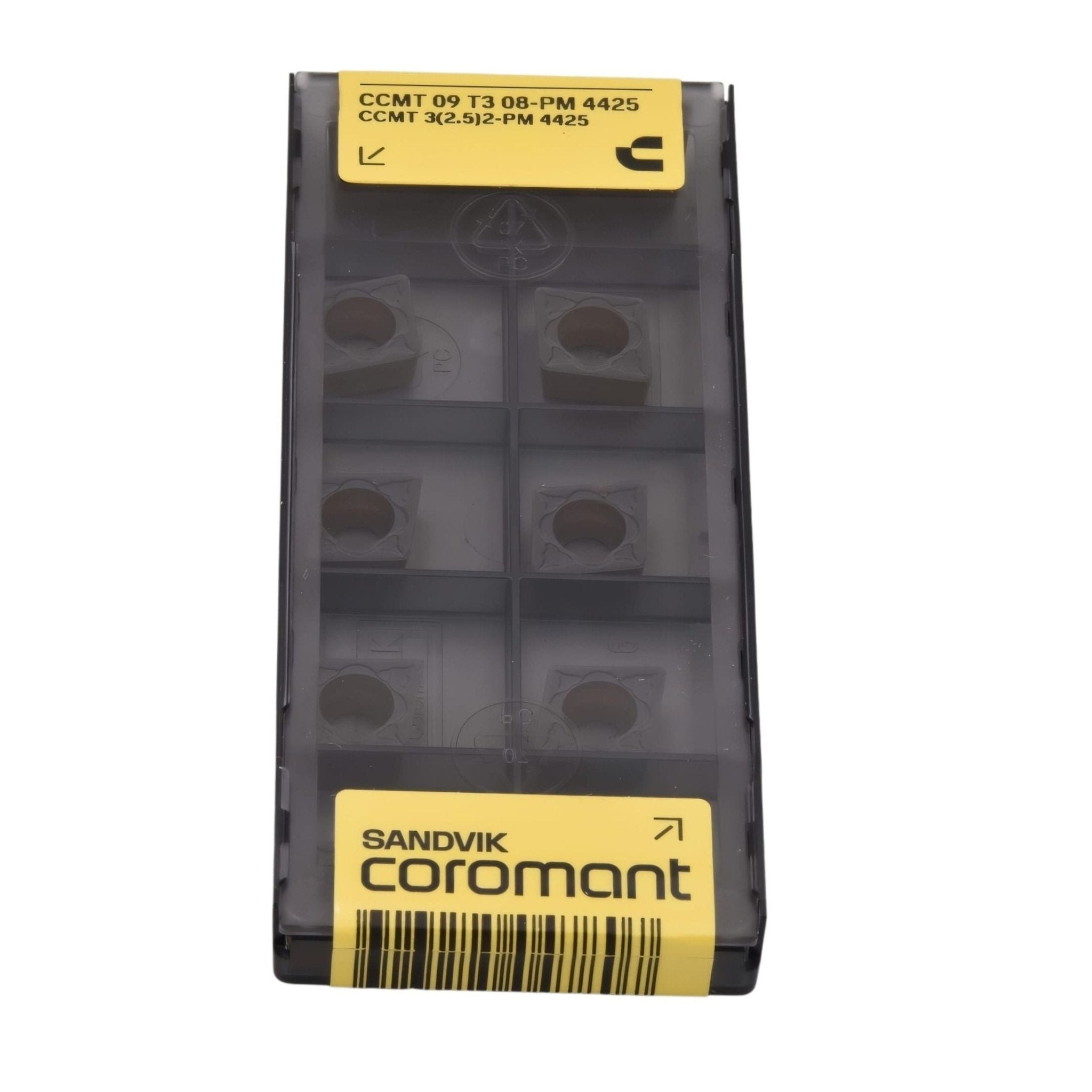 10pc Sandvik Medium Chipbreaker - Steel / Cast Iron Grade Insert - CCMT 09 T3 08-PM 4425 - Twin Eagle Imports