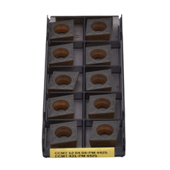 10pc Sandvik Medium Chipbreaker - Steel / Cast Iron Grade Insert - CCMT 12 04 04-PM 4425 - Twin Eagle Imports
