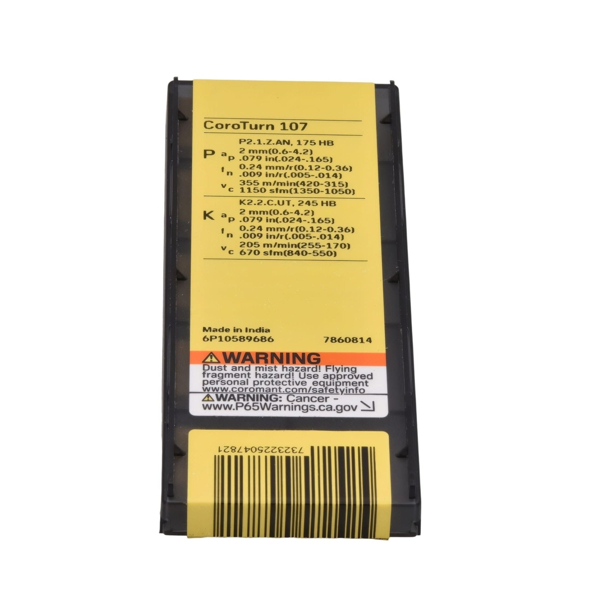 10pc Sandvik Medium Chipbreaker - Steel / Cast Iron Grade Insert - CCMT 12 04 08-PM 4425 - Twin Eagle Imports