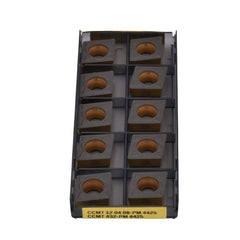 10pc Sandvik Medium Chipbreaker - Steel / Cast Iron Grade Insert - CCMT 12 04 08-PM 4425 - Twin Eagle Imports