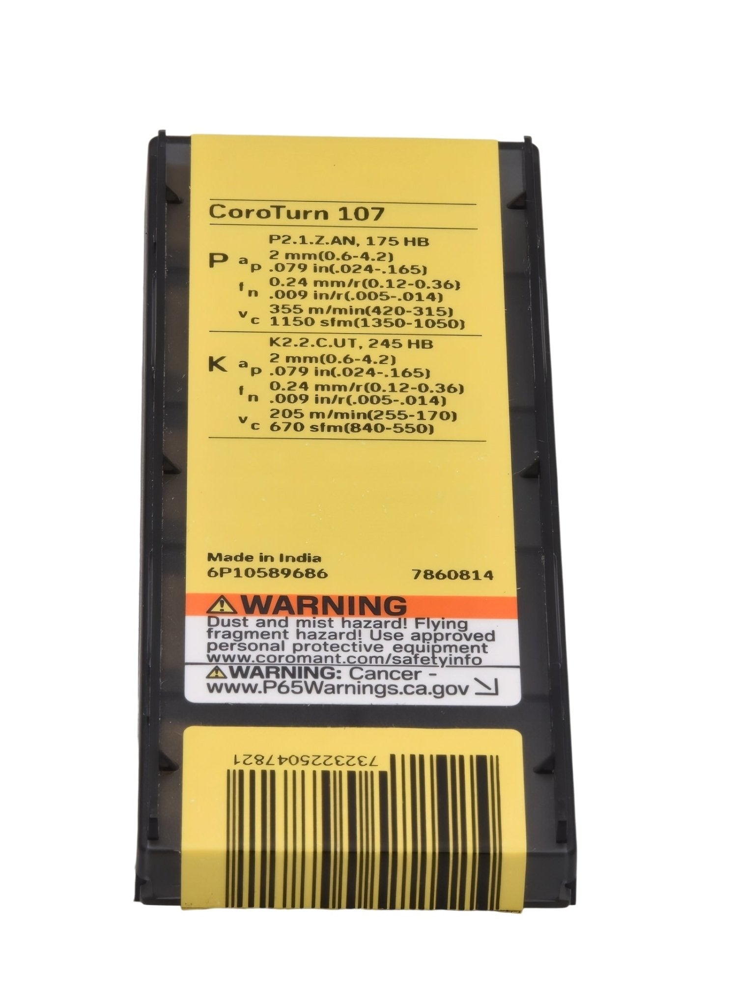 10pc Sandvik Medium Chipbreaker - Steel / Cast Iron Grade Insert - CCMT 12 04 08-PM 4425 - Twin Eagle Imports