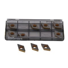 10pc Sandvik Medium Chipbreaker - Steel / Cast Iron Grade Insert - DCMT 11 T3 08-PM 4425 - Twin Eagle Imports