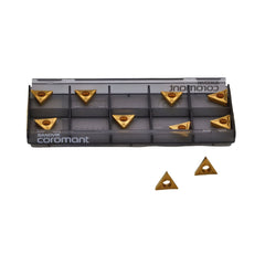 10pc Sandvik TCMT 11 02 04-UM 235 Turning Insert for Steel & Stainless Steel - Medium Chipbreaker - Twin Eagle Imports