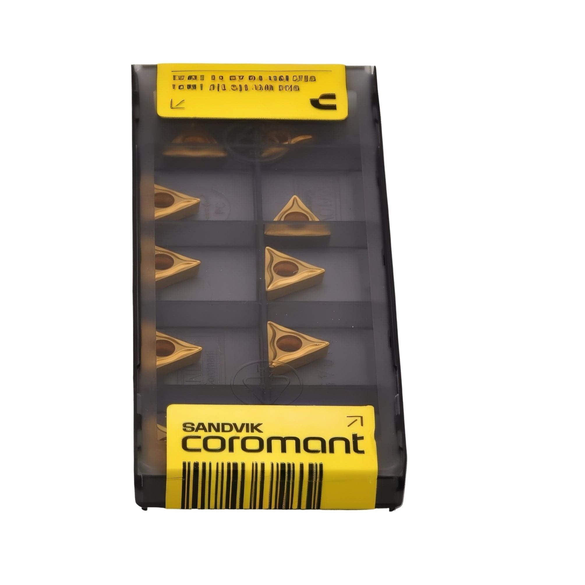 10pc Sandvik TCMT 11 02 04-UM 235 Turning Insert for Steel & Stainless Steel - Medium Chipbreaker - Twin Eagle Imports