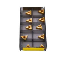 10pc Sandvik TCMT 11 02 04-UM 235 Turning Insert for Steel & Stainless Steel - Medium Chipbreaker - Twin Eagle Imports