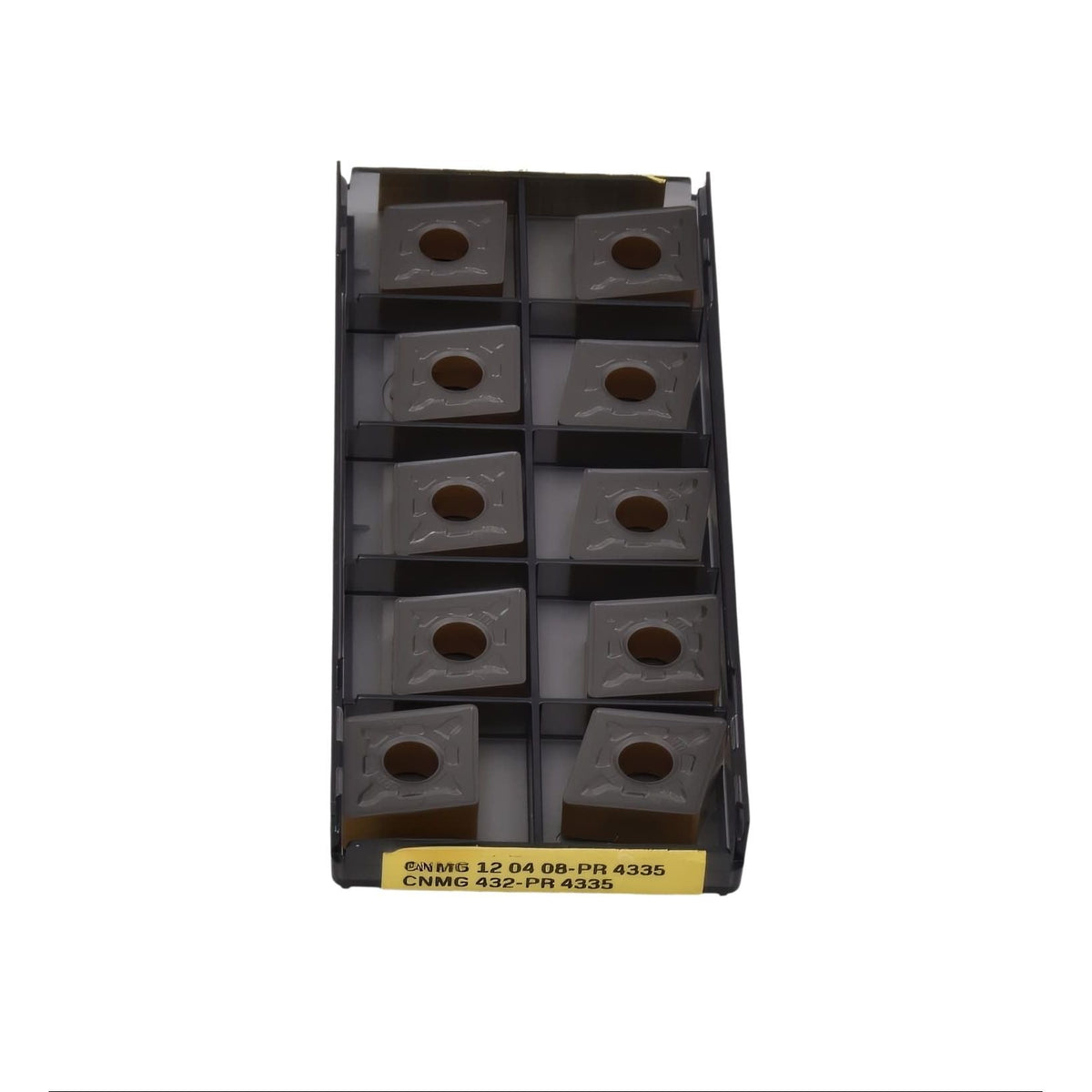 10pcs Sandvik CNMG120408-PR 4335 – Turning Insert (Roughing, PR Chipbreaker) - Twin Eagle Imports