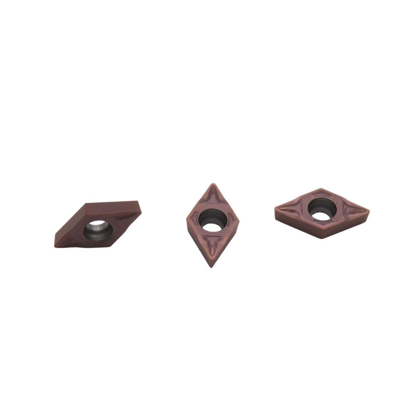 10pcs Sandvik DCMT 07 02 04-MF 1125 – Turning Insert (Finishing, MF Chipbreaker) - Twin Eagle Imports