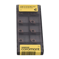 10pcs Sandvik DCMT 07 02 04-MF 1125 – Turning Insert (Finishing, MF Chipbreaker) - Twin Eagle Imports