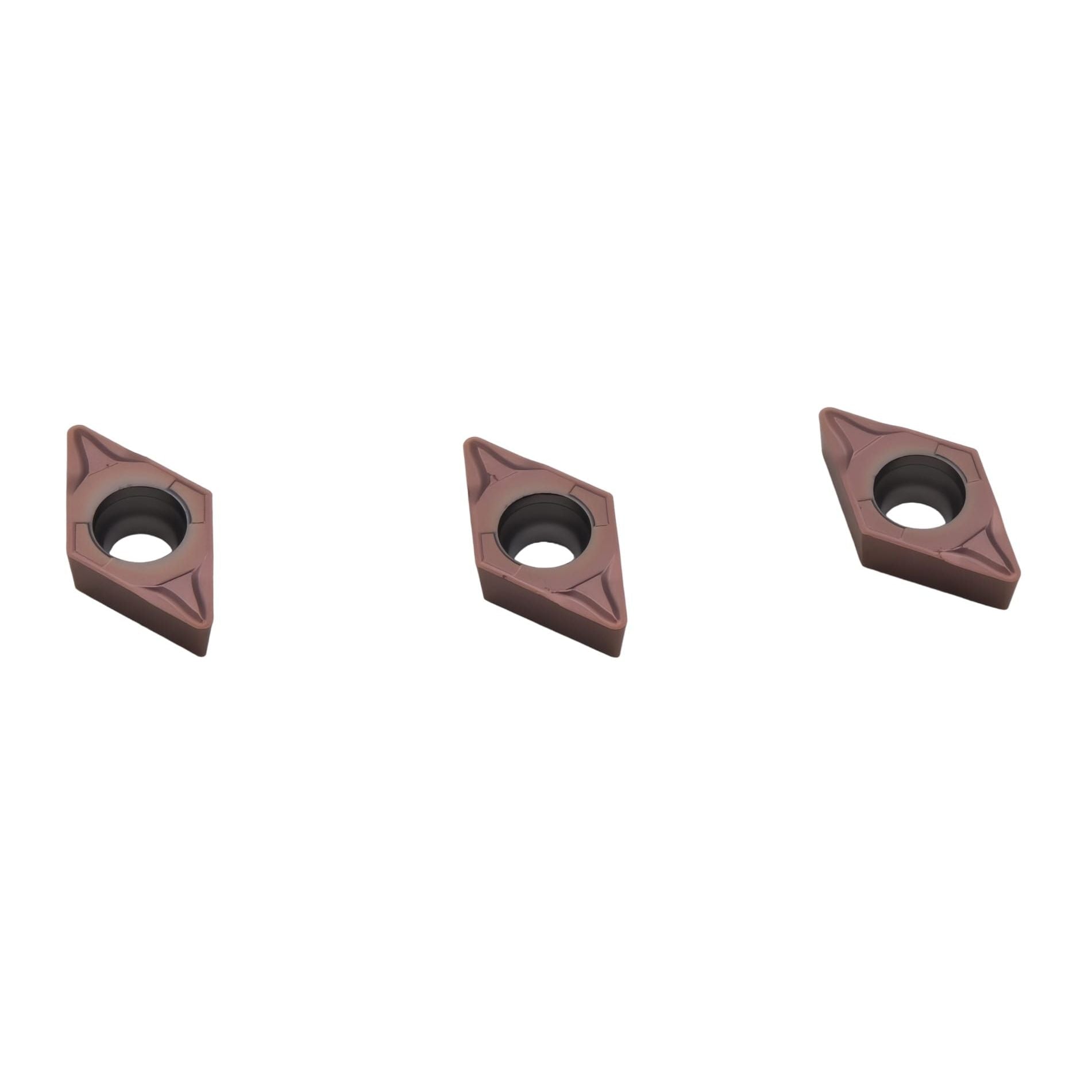 10pcs Sandvik DCMT 11 T3 08-MF 1125 – Turning Insert (Finishing, MF Chipbreaker) - Twin Eagle Imports