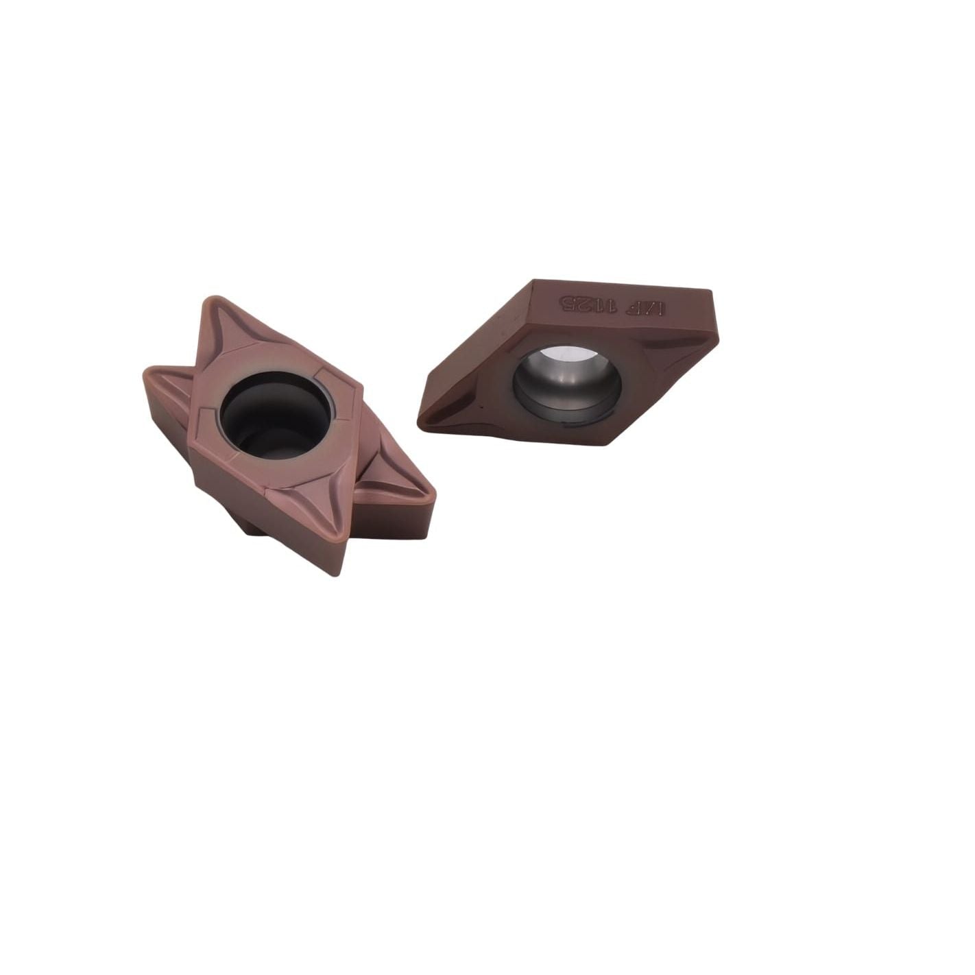10pcs Sandvik DCMT 11 T3 08-MF 1125 – Turning Insert (Finishing, MF Chipbreaker) - Twin Eagle Imports