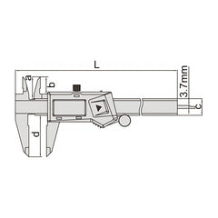 Insize Digital Caliper 0-200mm Range Series 1109-200