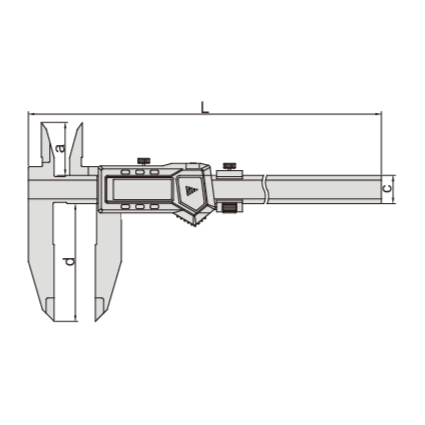 Insize Digital Caliper  0-600mm / 0-24" Range Series 1135-601