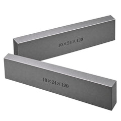 12 pairs Parallel Steel Gauge Block Set Ground Steel 24 plates 120mm Long - Twin Eagle Imports