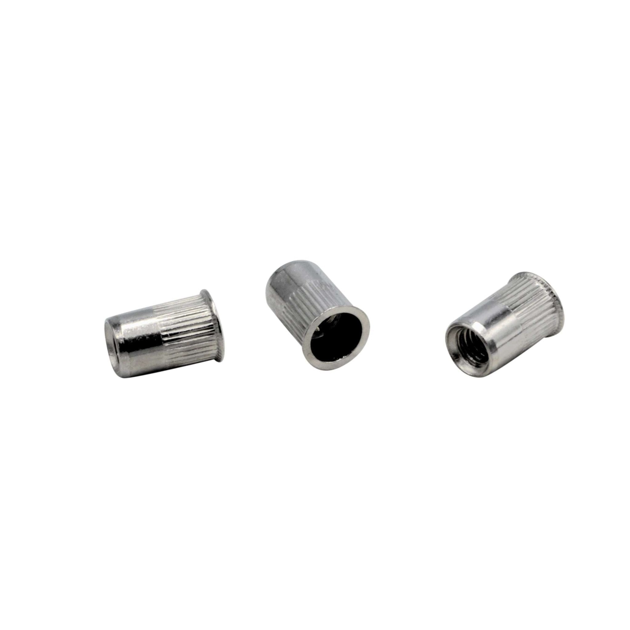 120pc Assorted Small Flange Stainless Steel Nutsert Grab Kit - M3 to M10 - Twin Eagle Imports