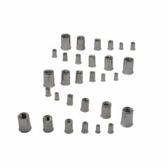 120pc Assorted Small Flange Stainless Steel Nutsert Grab Kit - M3 to M10 - Twin Eagle Imports
