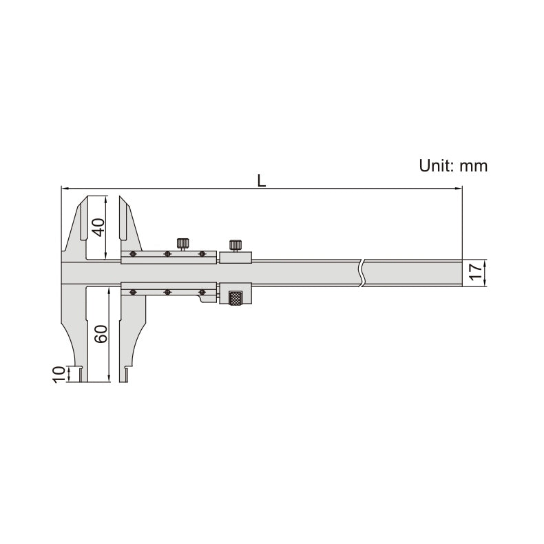 Insize Vernier Caliper 0-300mm Range Series 1217-3001