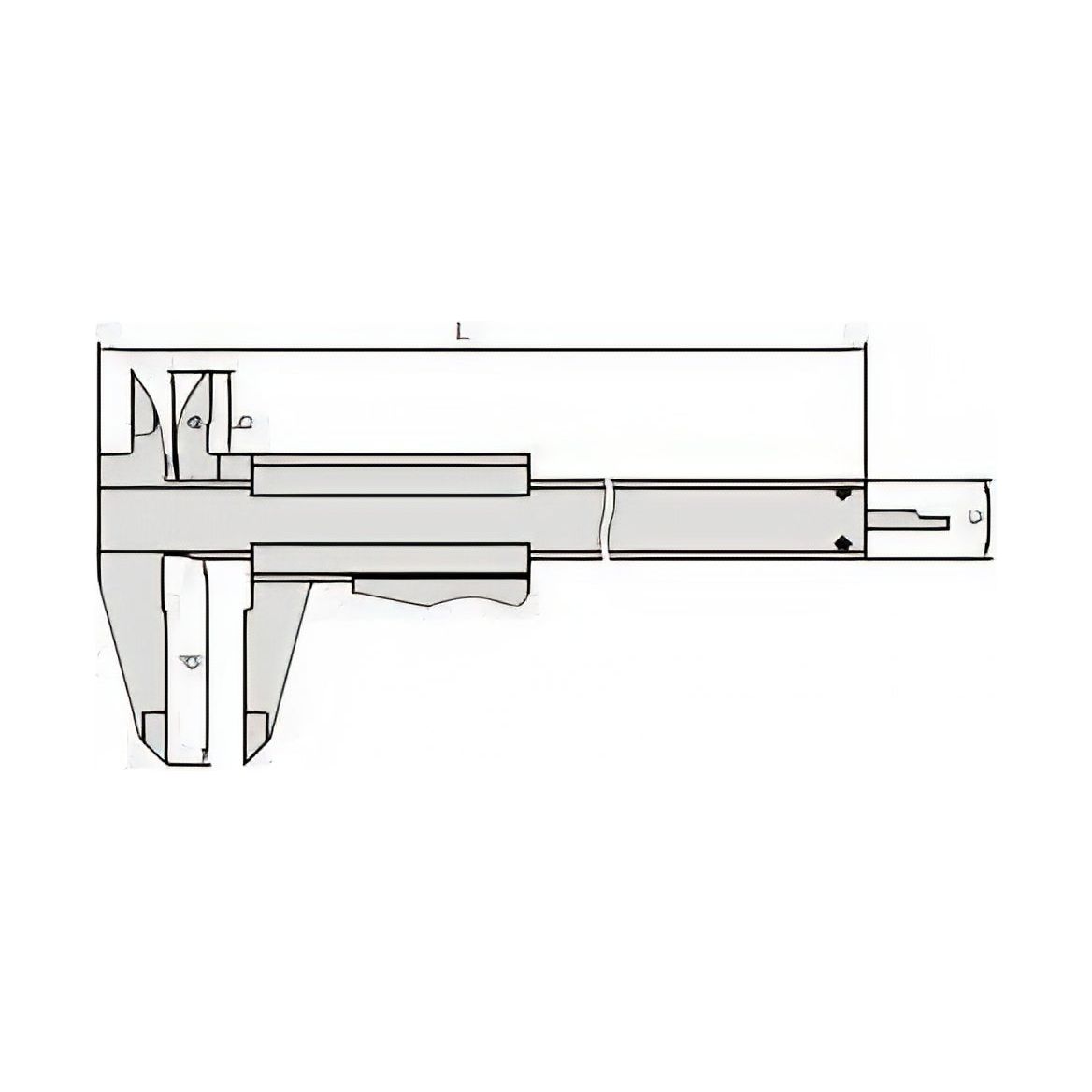 Insize Vernier Caliper 0-300mm/0-12" Range Series 1223-300