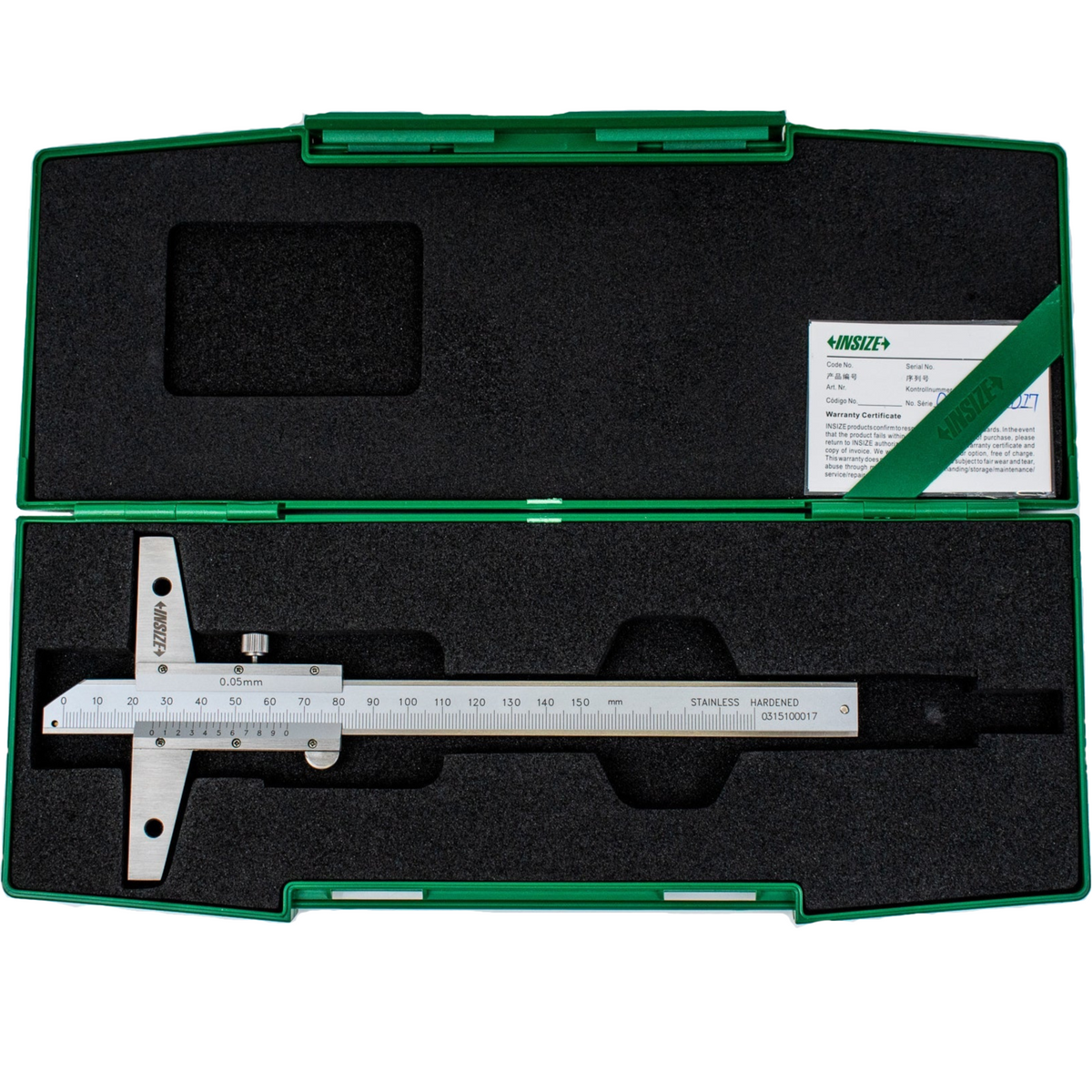 Insize Vernier Depth Gauge 0-150mm Range Series 1247-150