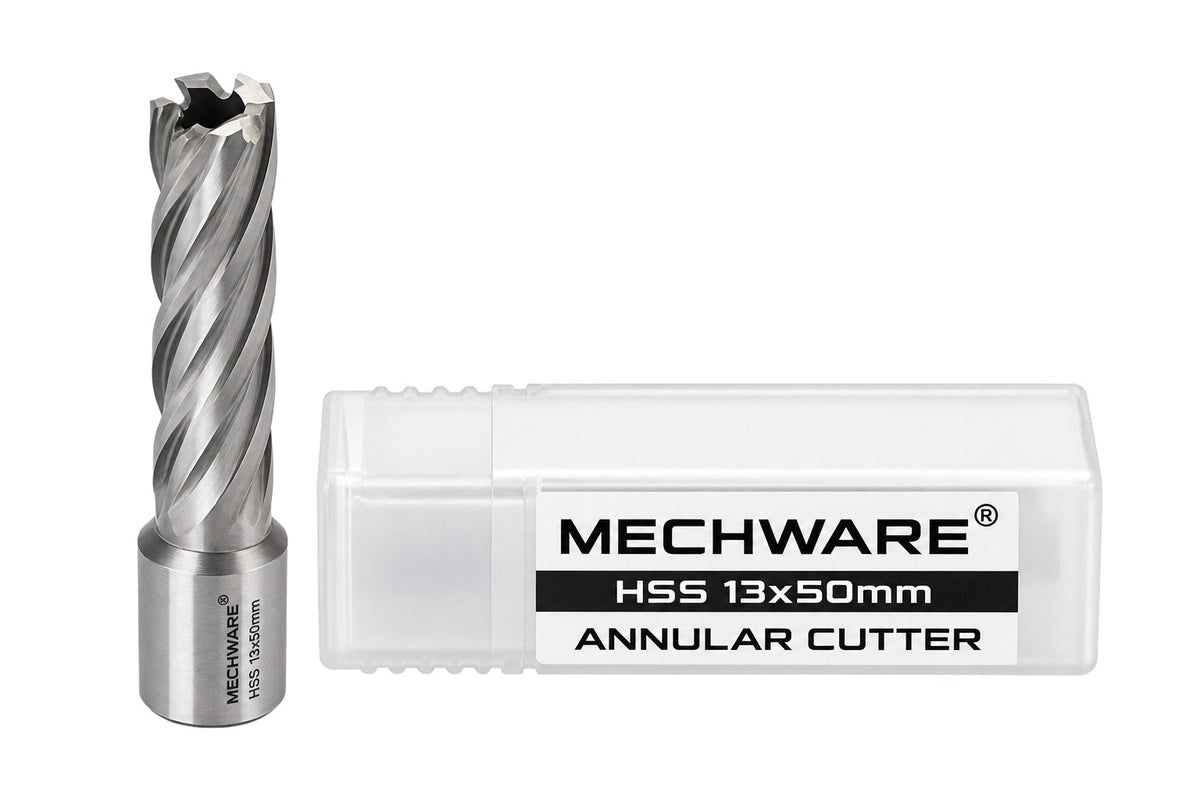 13 x 50mm D.O.C HSS Weldon Shank Annular Cutter - Twin Eagle Imports