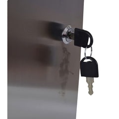 14″ (365mm) Stainless Steel Access Panel with Key Lock