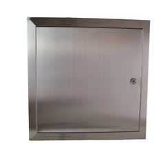 14″ (365mm) Stainless Steel Access Panel with Key Lock