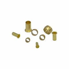 160pc Brass Compression Insert & Sleeve Grab Kit Assortment - Twin Eagle Imports
