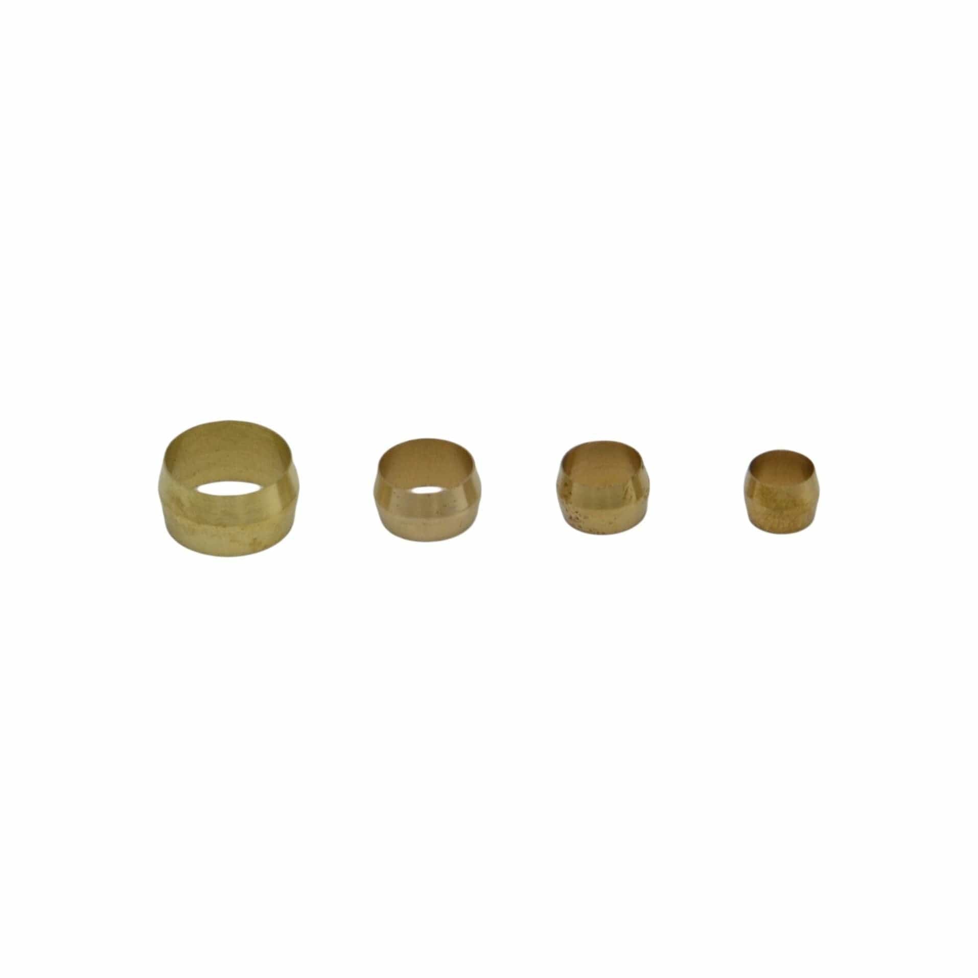 160pc Brass Compression Insert & Sleeve Grab Kit Assortment - Twin Eagle Imports