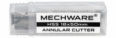 18 x 50mm D.O.C HSS Weldon Shank Annular Cutter - Twin Eagle Imports