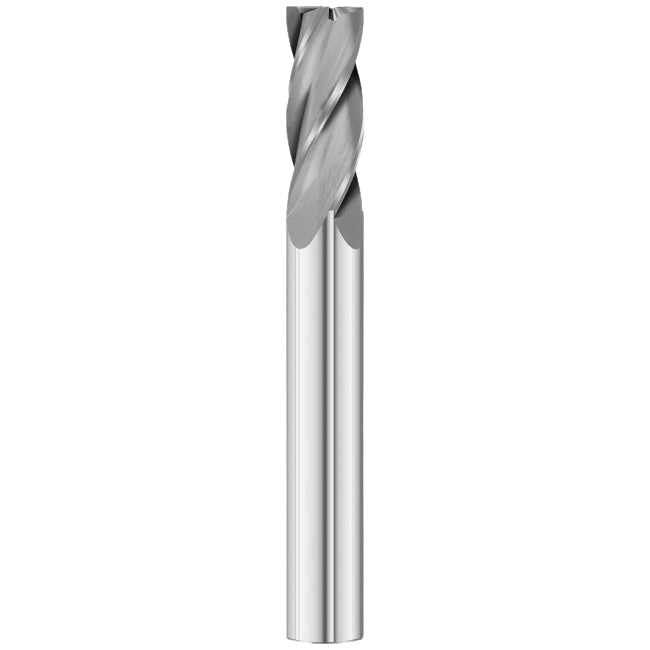 Best Carbide 3/16" 4 Flute Long Series Square End Mill – 3/16" Shank