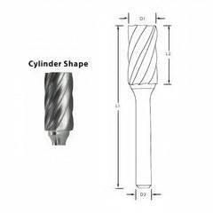 Best Carbide - SA1NF 1/4" Aluminium Cut Carbide Burr