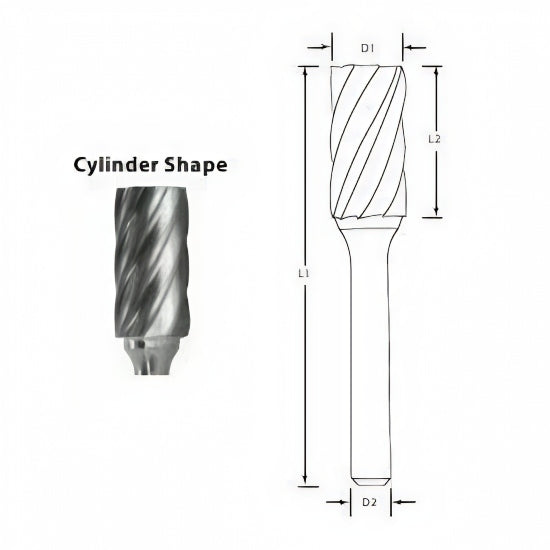 Best Carbide - SA6NF 5/8" Aluminium Cut Carbide Burr