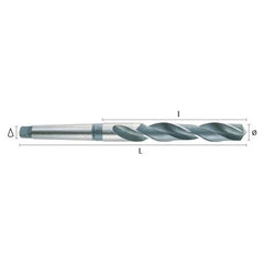 Hepyc 31mm HSS Morse Taper Shank Drill MT3 DIN 345N