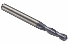 Fullerton 3.0mm 2 Flute TiAlN Coated Carbide Ball Nose Endmill - 3215 Series