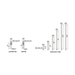 Insize Digital Depth Gauge 101.5x17mm Range Series 2141-302