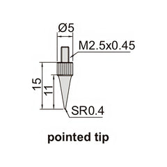 Insize Digital Mini Short Base Depth Gauge 0-12.7mm/0-0.5" Range Series 2142-101