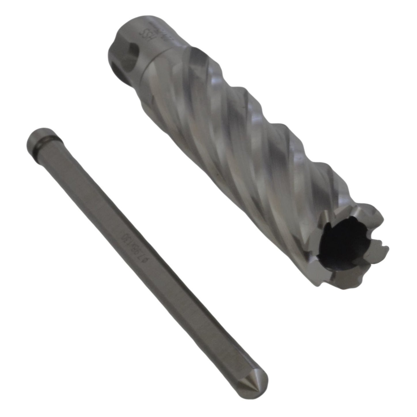 22 x 75mm D.O.C HSS Weldon Shank Annular Cutter with Pin