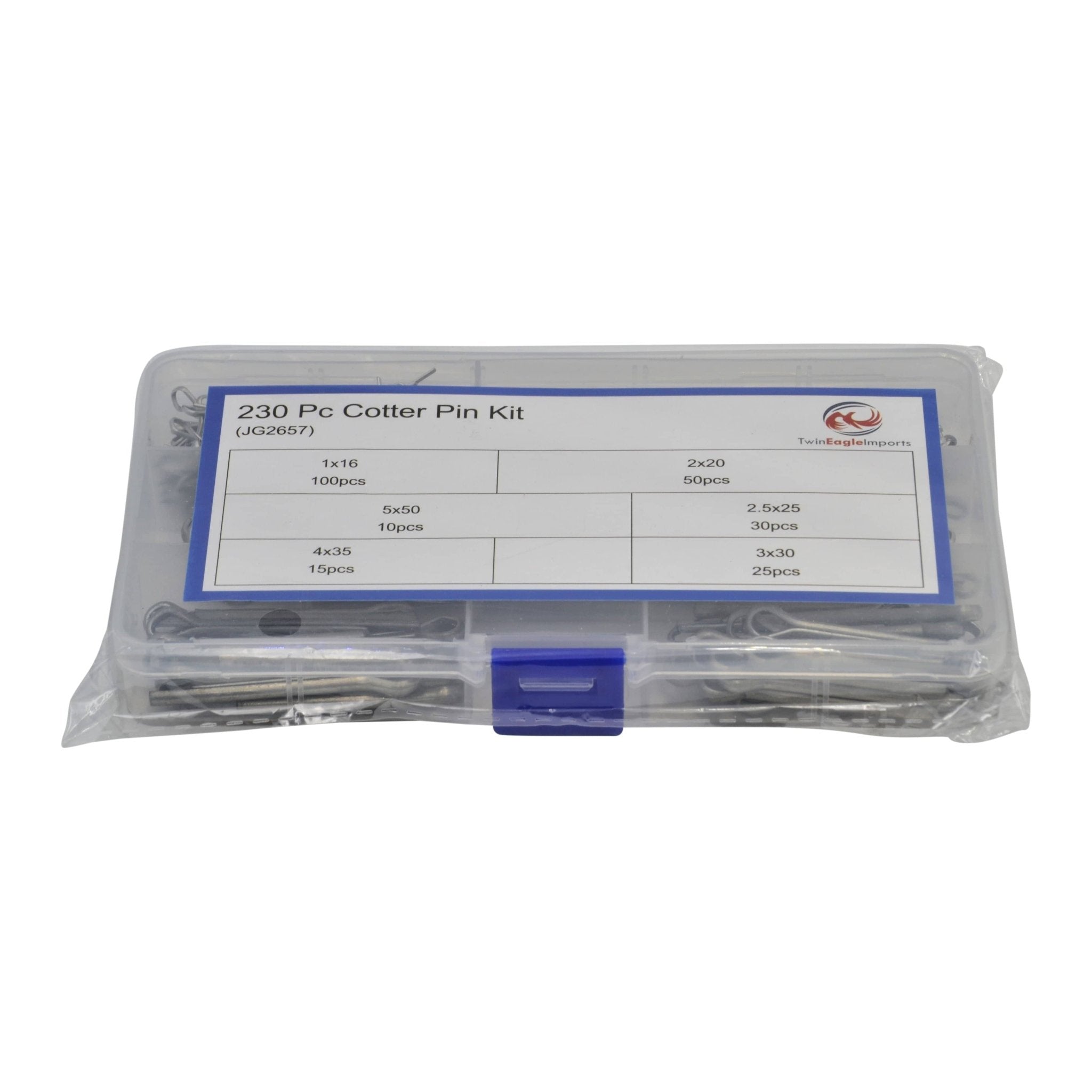 230pc Cotter Pin Grab Kit - Twin Eagle Imports