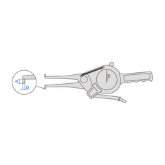 Insize Internal Dial Caliper Gauge 15-35mm Range Series 2321-35