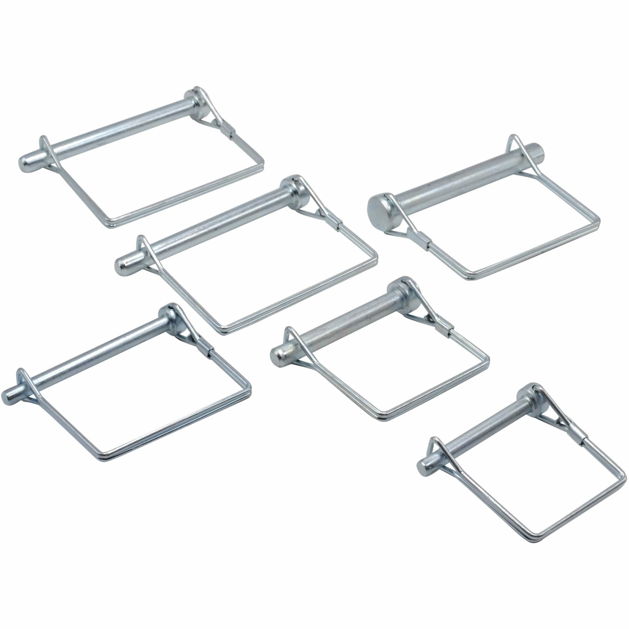 24pc Metric Square Shaft Locking Lynch Pin clip grab kit assortment - Twin Eagle Imports