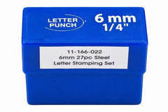 27-Piece 6mm (1/4") Steel Letter Stamping Set - Twin Eagle Imports