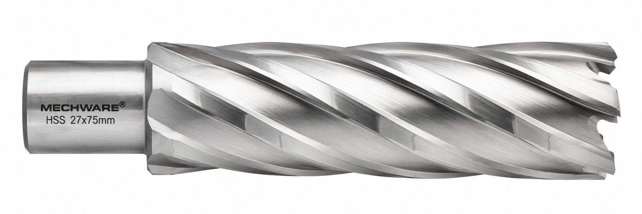 27 x 75mm D.O.C HSS Weldon Shank Annular Cutter - Twin Eagle Imports