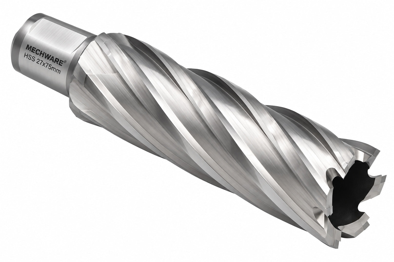 27 x 75mm D.O.C HSS Weldon Shank Annular Cutter - Twin Eagle Imports