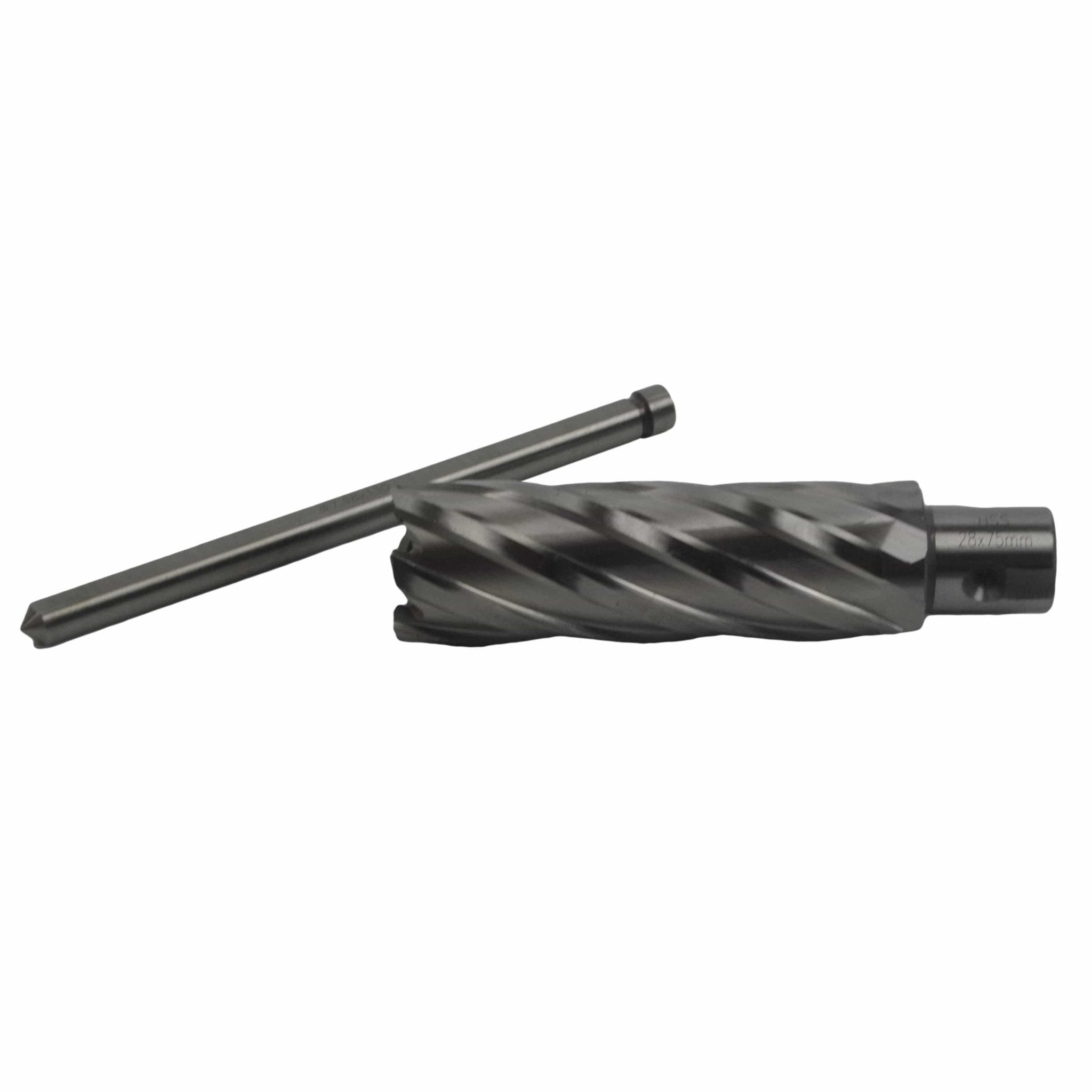 28 x 75mm D.O.C HSS 3/4" Universal Shank Annular Cutter with Pilot Pin - Twin Eagle Imports