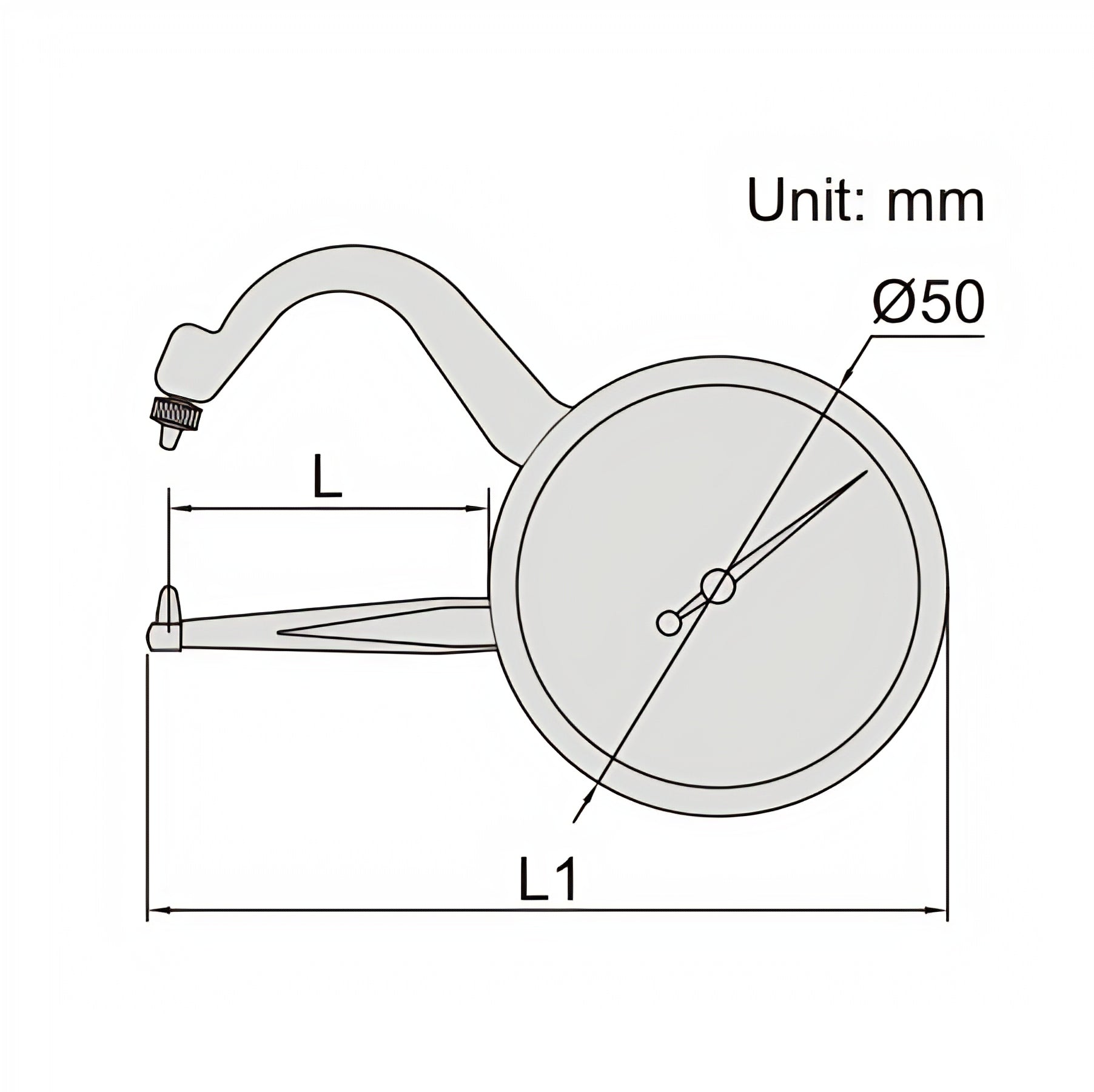 Insize Thickness Gauge 0-10mm x 0.05mm Range Series 2862-101