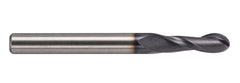 Fullerton 4.0mm 2 Flute TiAlN Coated Carbide Ball Nose Endmill - 3215 Series