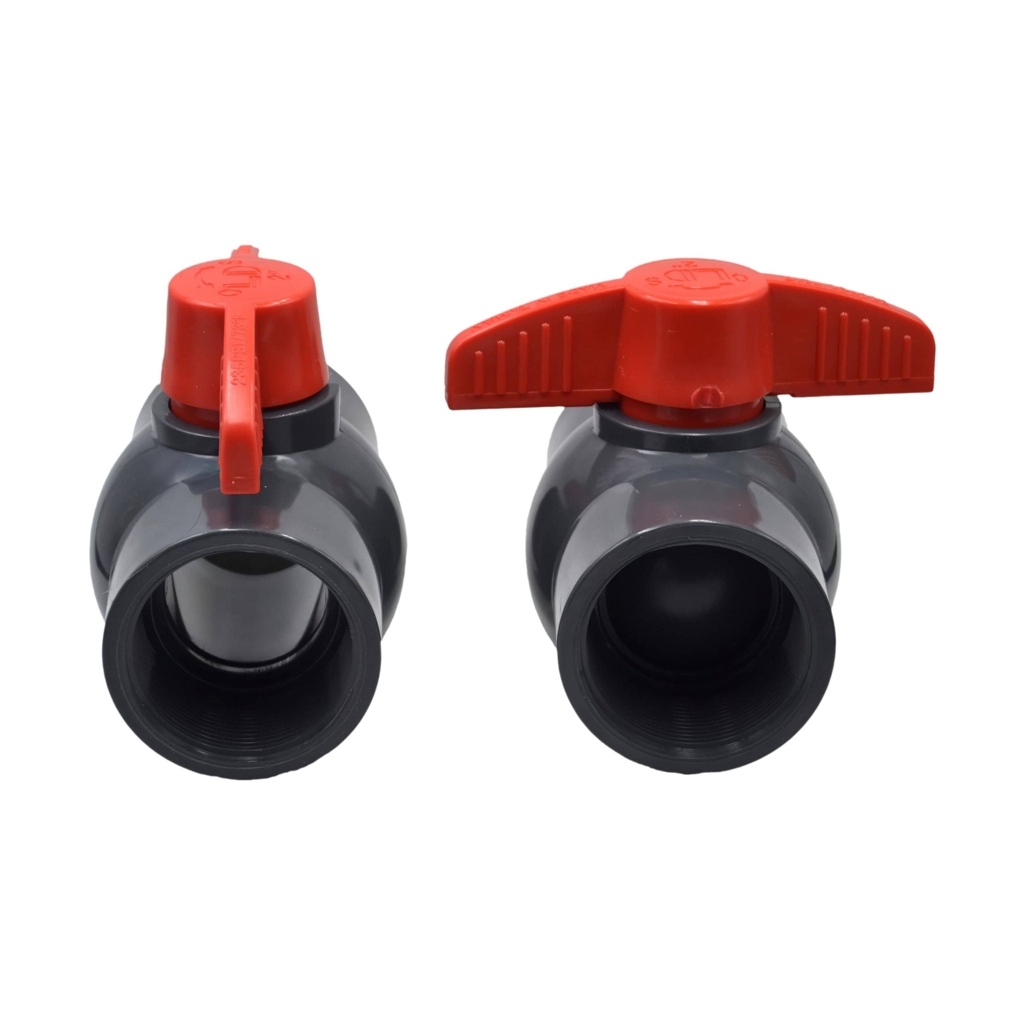 2pcs PVC Pipe Female/Female 2" BSP Thread Ball Valve - Twin Eagle Imports